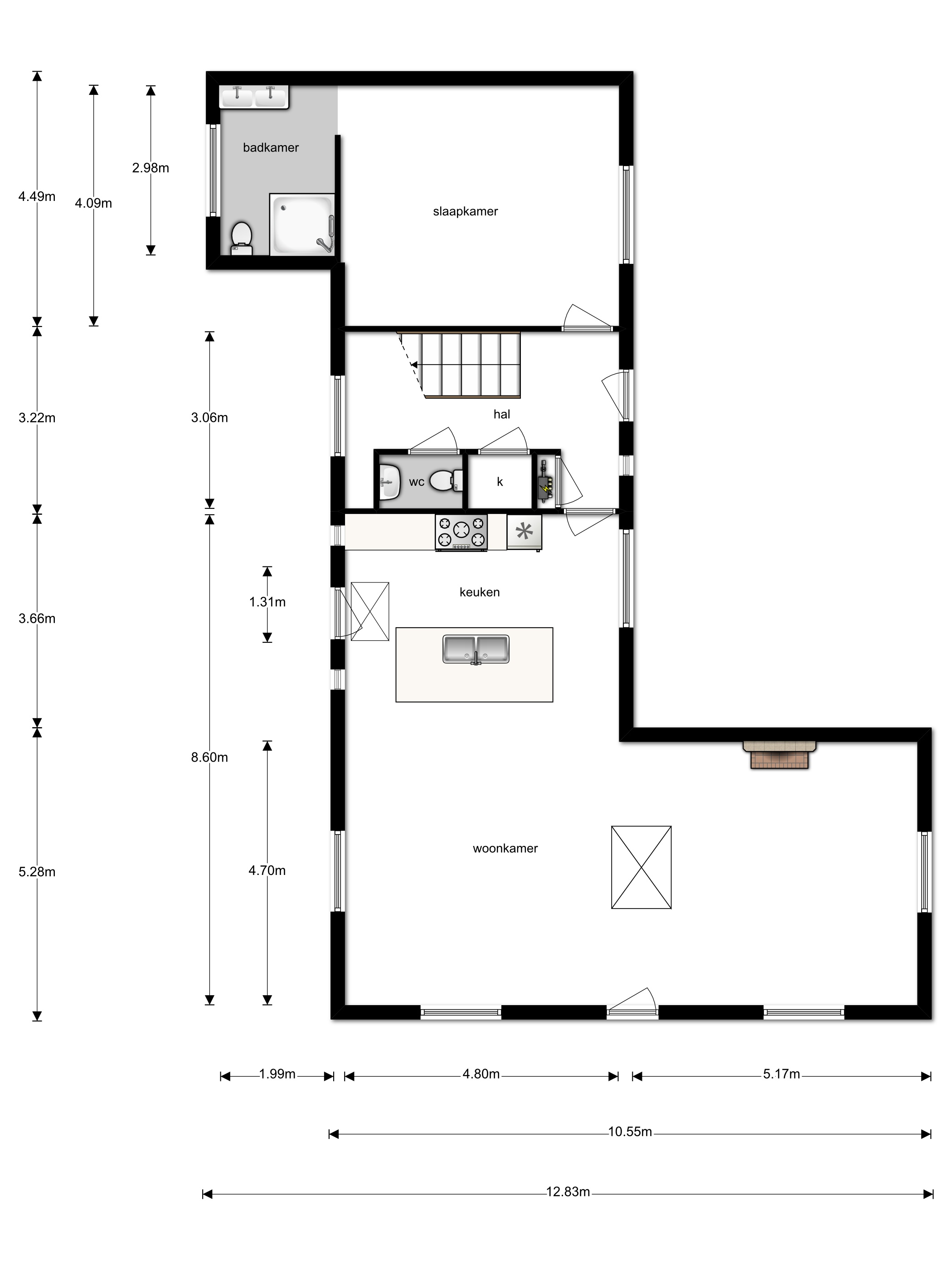 Amsteldijk Noord 36, Amstelveen, Noord-Holland Nederland, 5 Slaapkamers Slaapkamers, ,2 BadkamersBadkamers,House,Huur,Amsteldijk Noord ,1123