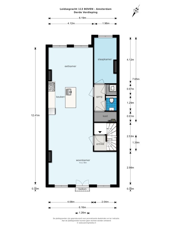 Leidsegracht 113-III,Amsterdam,Noord-Holland Nederland,3 Bedrooms Bedrooms,2 BathroomsBathrooms,Apartment,Leidsegracht,3,1139