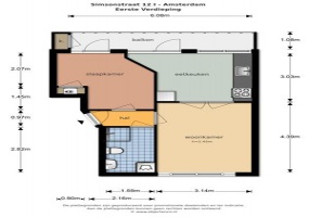 Simsonstraat 12-I, Amsterdam, Noord-Holland Nederland, 1 Bedroom Bedrooms, ,1 BathroomBathrooms,Apartment,For Rent,Simsonstraat,1,1180