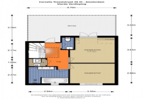 Cornelis Trooststraat 26-III+IV,Amsterdam,Noord-Holland Nederland,4 Bedrooms Bedrooms,1 BathroomBathrooms,Apartment,Cornelis Trooststraat,3,1181