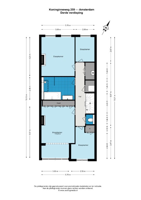 Koninginneweg 259-boven 1075CV, Amsterdam, Noord-Holland Nederland, 4 Slaapkamers Slaapkamers, ,1 BadkamerBadkamers,Appartement,Huur,Koninginneweg,1199