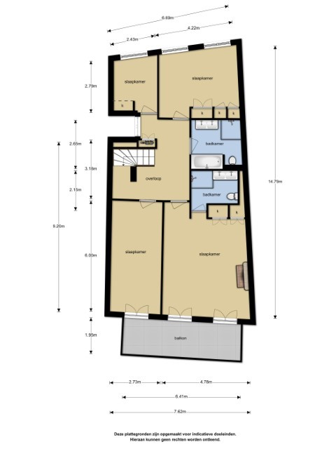 Tesselschadestraat 13-C 1054 ET, Amsterdam, Noord-Holland Nederland, 4 Bedrooms Bedrooms, ,2 BathroomsBathrooms,Apartment,For Rent,Tesselschadestraat,3,1250