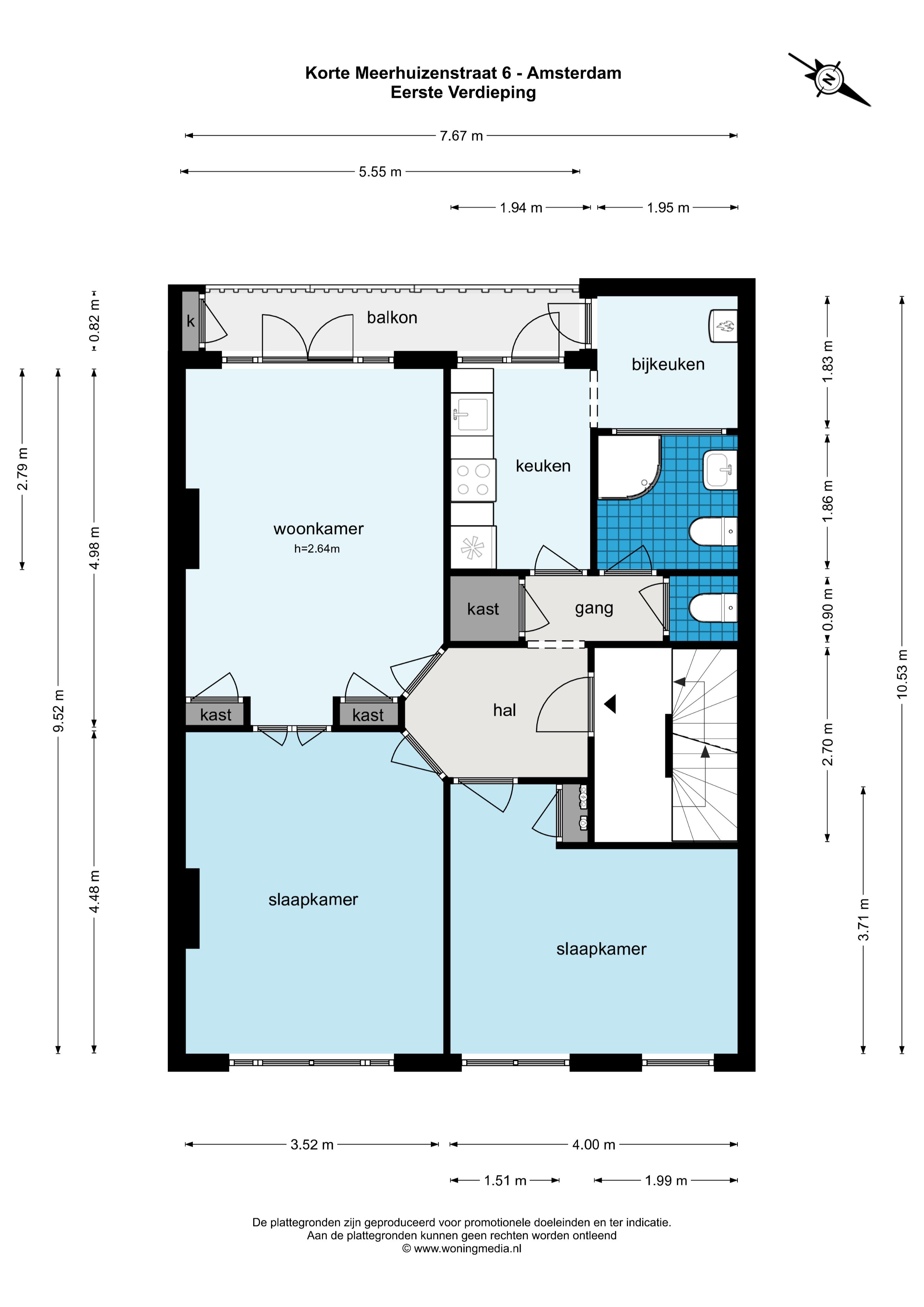 Korte Meerhuizenstraat 6-I 1078 TL, Amsterdam, Noord-Holland Netherlands, 1 Slaapkamer Slaapkamers, ,1 BadkamerBadkamers,Appartement,Huur,Korte Meerhuizenstraat 6-I,1,1290