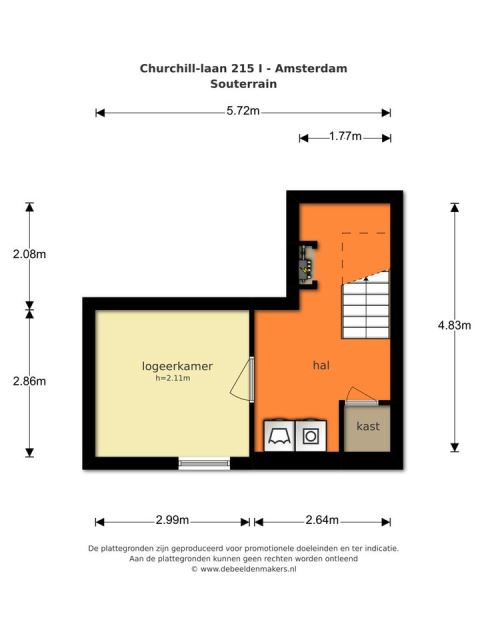 Churchill-laan 215-I 1078 ED, Amsterdam, Noord-Holland Nederland, 3 Bedrooms Bedrooms, ,2 BathroomsBathrooms,Apartment,For Rent,Churchill-laan 215-I,1356