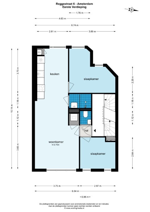 Reggestraat 6-I, Amsterdam, Noord-Holland Netherlands, 2 Bedrooms Bedrooms, ,1 BathroomBathrooms,Apartment,For Rent,Reggestraat,1,1376