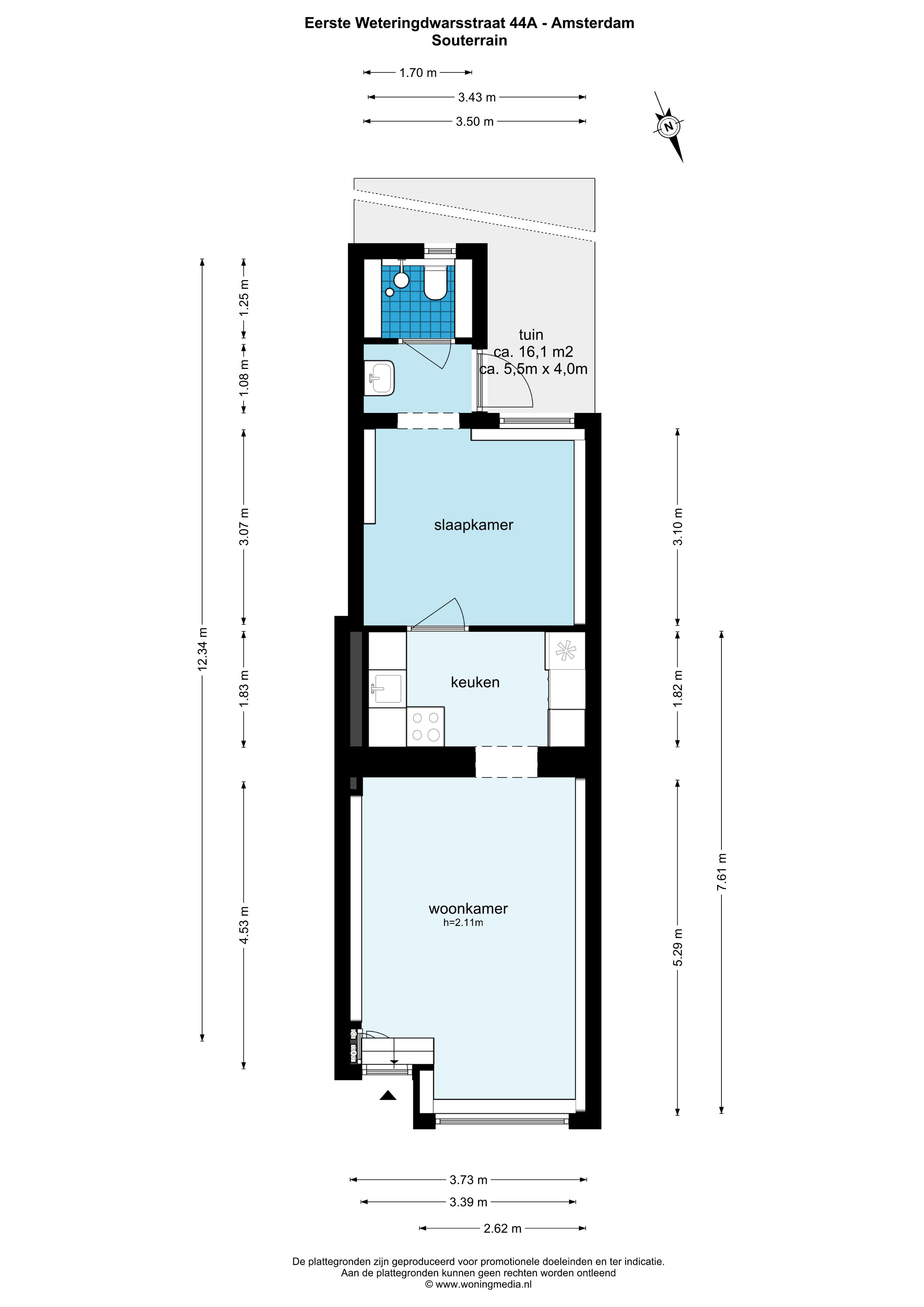 Eerste Weteringdwarsstraat 44 A, Amsterdam, Noord-Holland Nederland, 1 Slaapkamer Slaapkamers, ,1 BadkamerBadkamers,Appartement,Huur,Eerste Weteringdwarsstraat,1564