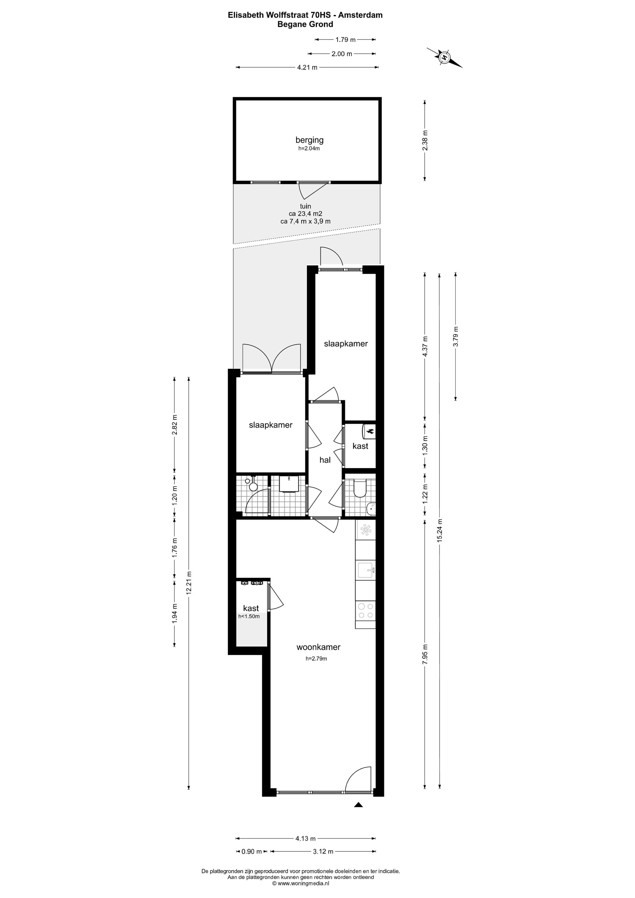 Elisabeth Wolffstraat 70 hs 1053 TW, Amsterdam, Noord-Holland Nederland, 2 Bedrooms Bedrooms, ,1 BathroomBathrooms,Apartment,For Rent,Elisabeth Wolffstraat ,1641