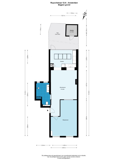 Ruyschstraat 12A 1091CB, Amsterdam, Noord-Holland Netherlands, 1 Bedroom Bedrooms, ,1 BathroomBathrooms,Apartment,For Rent,Ruyschstraat,1694