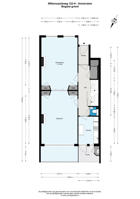 Willemsparkweg 122 H 1071 HP, Amsterdam, Noord-Holland Netherlands, 4 Bedrooms Bedrooms, ,2 BathroomsBathrooms,Apartment,For Rent,Willemsparkweg,1713