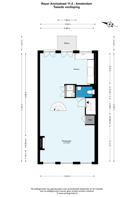 Reyer Anslostraat 11-2 1054KT, Amsterdam, Noord-Holland Nederland, 1 Slaapkamer Slaapkamers, 0 ,1 BadkamerBadkamers,Appartement,Huur,Reyer Anslostraat,0,1737