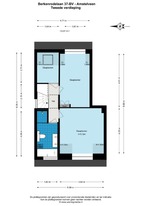 Berkenrodelaan 37 BV 1181 AH, Amstelveen, Noord-Holland Nederland, 3 Bedroom Bedrooms, 0 ,1 BathroomBathrooms,Apartment,For Rent,Berkenrodelaan ,0,1754