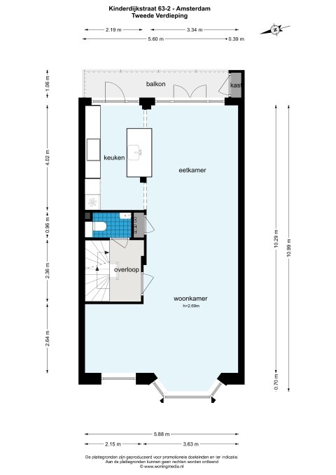 Kinderdijkstraat 63-2 1079 GD, Amsterdam, Noord-Holland Nederland, 4 Slaapkamers Slaapkamers, 0 ,1 BadkamerBadkamers,Appartement,Huur,Kinderdijkstraat ,0,1760